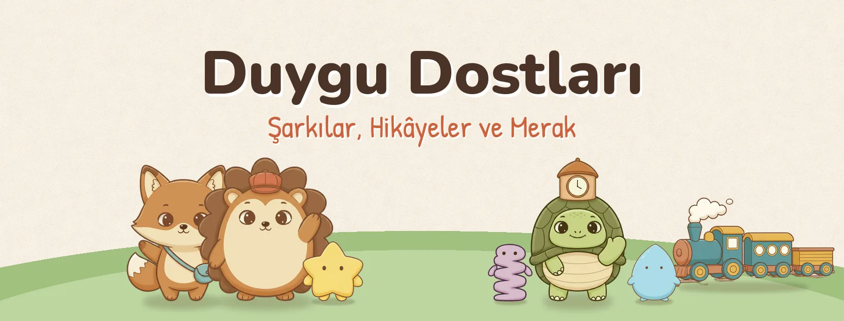 Duygu Dostları karakterleri: Tarçın, Pıtır, Tospi ve Pufpuf